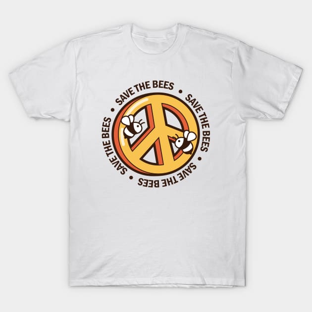 Save The Bees T-Shirt by Crisp Decisions